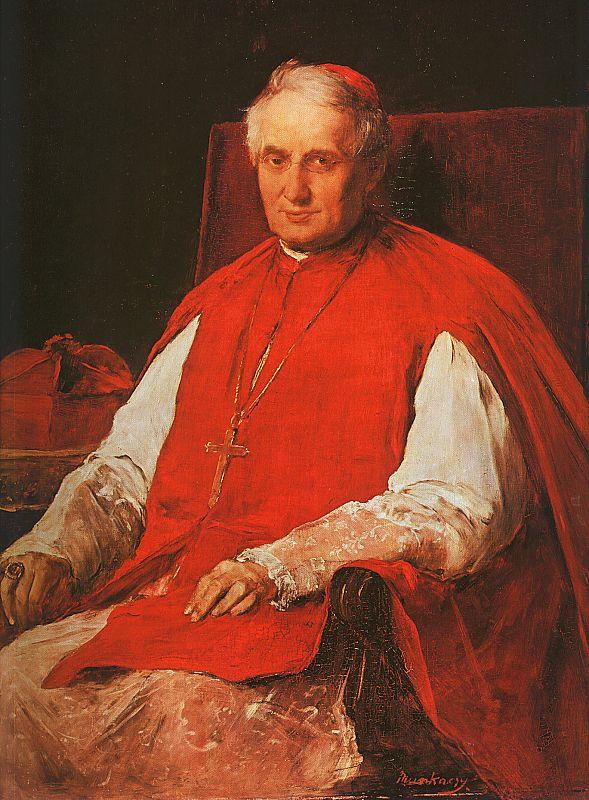 Mihaly Munkacsy Portrait of Cardinal Lajos Haynald Sweden oil painting art